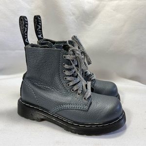 Dr. Martens 1460 Pascal T Docs Toddler Kids Size 8 Pascal Gunmetal Gray Boots
